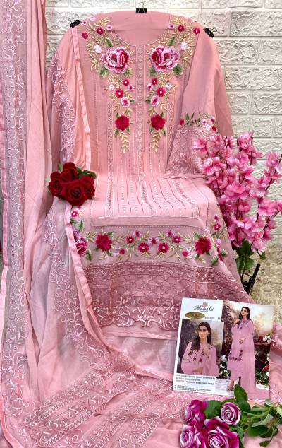 D.NO. R-528M TO R-528P BY RAMSHA EMBROIDERY SALWAR KAMEEZ WHOLSALER IN INDIA 